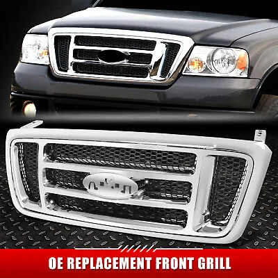 [Honeycomb Mesh] For 07-08 Ford F-150 XLT W/ Chrome Pkg OE Style Front Grille • $183.88