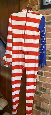 Morph Costumes Morph Suit Red White And Blue Perfect 4th Of July Adult Large • $20