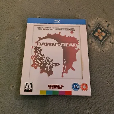 Watched Once Dawn Of The Dead 3 Disc Blue Ray Dvd Poster Booklet Window Cover • £29.99