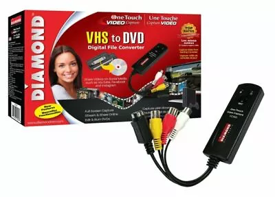 Diamond Multimedia VC500 USB 2.0 One Touch VHS To DVD Video Capture Device • $24.99