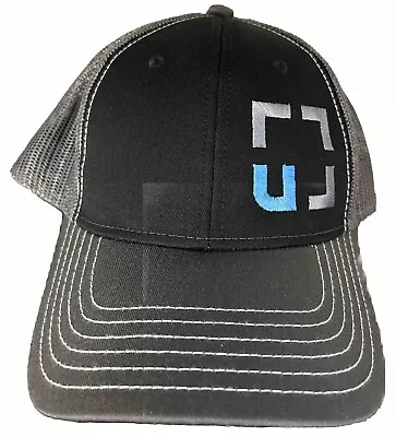 NWOT OTTO Custom Design Black Gray Blue Ball Cap One Size Fits Most Mesh Back  • $16.99