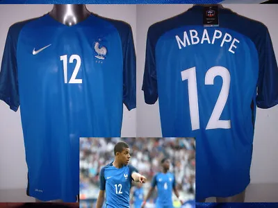 France Nike Mbappe XL Shirt Jersey Football Soccer BNWT PSG World Cup Top Debut • $143.96