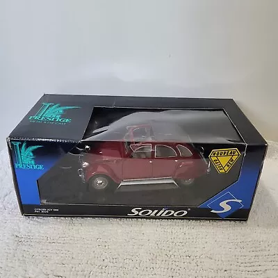 Solido Prestige Metal Die Cast Citroen 2cv 1966 Ref. 8029 • $24.99