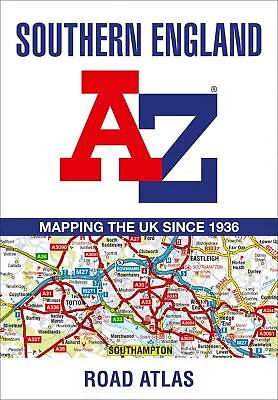 Southern England A-Z Road Atlas By A-Z Maps NEW Book FREE & FAST Delivery (pa • £8.17