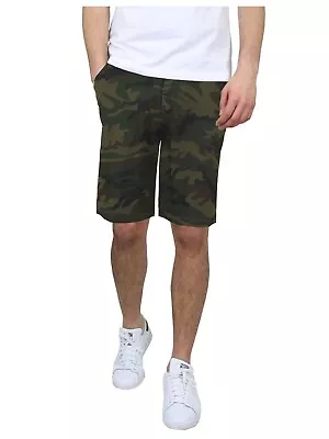 Men's 5-Pocket Flat-Front Stretch Chino Shorts Hiking Travel Summer (30-42) • $15.97