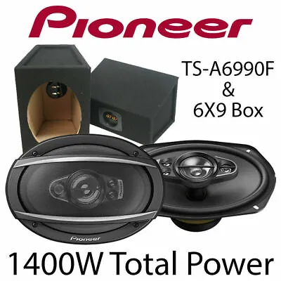 £124.99 • Buy Pioneer TS-A6990F  6  X 9  5-Way Car Speakers With 6 X 9 Box Enclosures 1400W BN