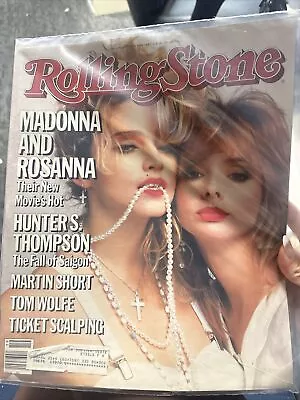 Rolling Stone Magazine Madonna And Rosanna Issue #447 May 9th 1985 • $18