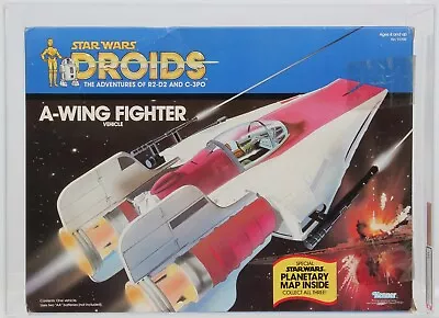 Star Wars 1985 Vintage Kenner Droids A-Wing MISB AFA 70 • $2250