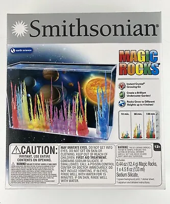 SMITHSONIAN MAGIC ROCKS Instant Crystal Growing Kit STEM Earth Science NEW • $11