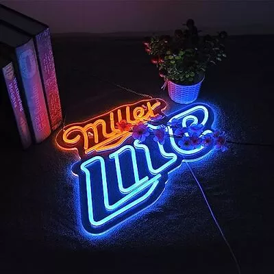 New Miller Lite Beer Neon Light Sign 18 X12  Lamp Bar Pub Wall Decor • $57.49