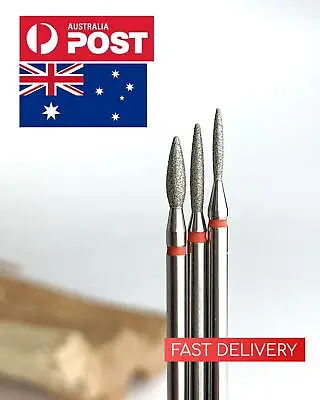 Diamond Drill Bits For E-file Russian Manicure/pedicure Flame Nail Drill Burs  • $4.95