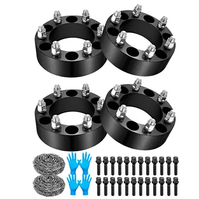 (4) 2  6x5.5 6x139.7 12x1.5 Wheel Spacers For Toyota 4Runner Tacoma FJ Cruiser • $78.25