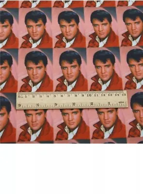 Elvis Presley Fabric Poly Cotton 1m X 1.4m • $19.99