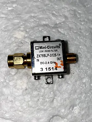 Mini-Circuits Low Pass Filter ZX75BLP-3125-1 DC-2.4 GHz • $25