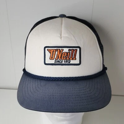 $11.69 • Buy VTG O'Neil Logo Patch Snapback Adjustable Hat Mesh Back Trucker Cap Faded Bill