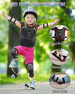 Kids Motorcycle Armor Suit Dirt Bike Gear Youth Teen Motocross Riding Protector • $51.95