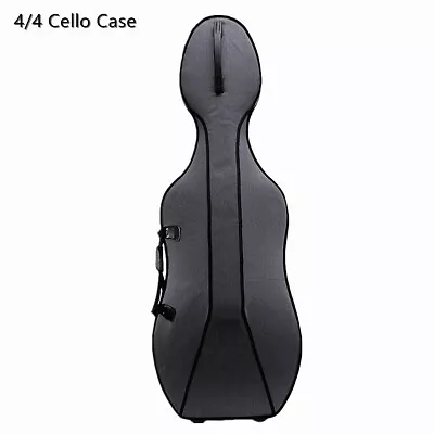 New 4/4 Enhanced Foamed Cello Case - Light Weight With 2 Wheels • $259.99