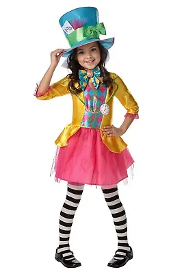 £22.95 • Buy Child Disney MAD HATTER Girls Alice In Wonderland Costume World Book Day Week