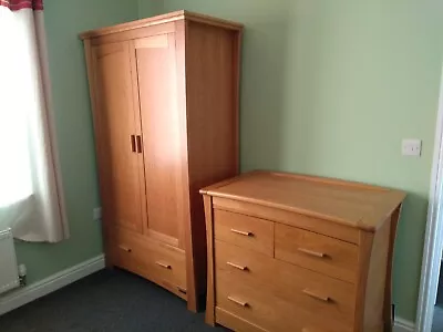 Nursery Furniture Set Mamas And Papas Ocean Oak Solid Wood  • £500