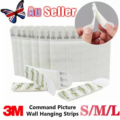 3M 2~36Pcs Command Picture Hanging Strips Damage Free SMALL MEDIUM LARGE NEW • $13.19