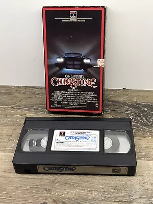 John Carpenter's CHRISTINE 1983/1984 RCA Home Video VHS Columbia Pictures  • $9.99