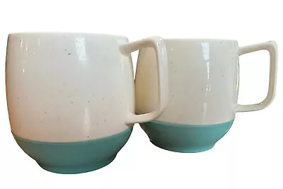 $11.04 • Buy Vintage Vacron Bopp-Decker Coffee Cups Set Of 2 Insulated Vacuum Teal MCM