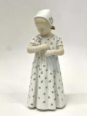 Bing & Grondahl B&G Copenhagen Denmark Porcelain Mary Doll Figurine #1721  7.5  • $10