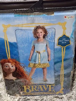 NEW Disney Princess Brave Merida Childs Girls Costume Sz S/P 4-6 Dress-Up  • $20