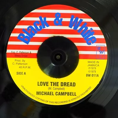 VINYL 7 INCH Mikey Dread - Love The Dread  /  Al Campbell - Keep It Up • $5.37