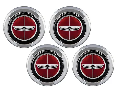 Ford Magnum 500 Wheel Center Caps Set Of 4 2.125in Hole Torino Maverick New • $149.90