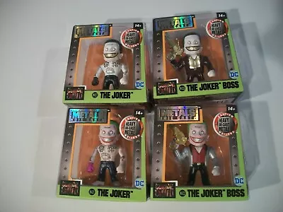 4 Jada Toys 2.5  Metals Suicide Squad (2) THE JOKER (2) THE JOKER BOSS Die-Cast • $19.95