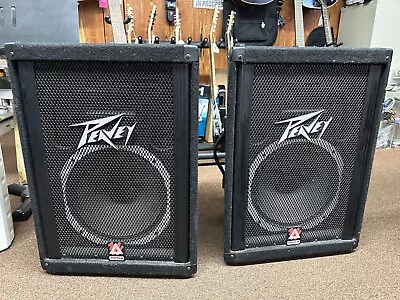 Used Peavey Electronics Monitor Speakers Set Of 2 112TLS Local Pickup Item • $200