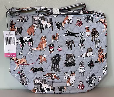 Vera Bradley Bucket Crossbody DOG SHOW (#2) ~ NWT • $48.94