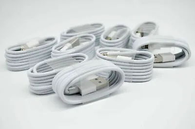 5 X Brand New USB Cable Cord Charger For IPhone 5 6 7 8 11 12 Pro Max IPad 1M • $9.29