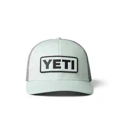 Genuine YETI LOGO BADGE TRUCKER HAT - MINT Adult Cap Birthday Gift • £29.99