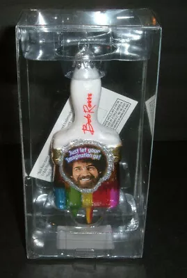 £21.09 • Buy 2021 Bob Ross Rainbow Paint Brush Ornament New In Box RARE
