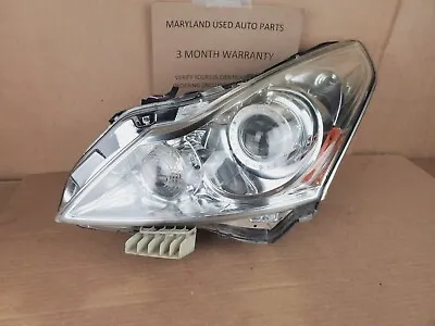 2010-2013 Infiniti G25 G37 DRIVER Headlight Xenon SEDAN  ONLY 2 MOUNT POINTS • $215