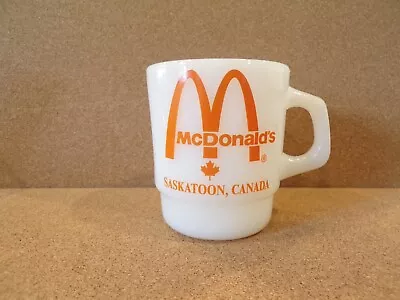 Fire-King McDonald's Saskatoon Canada BIG MAC THEME SONG Advertising Coffee Mug • $9.99