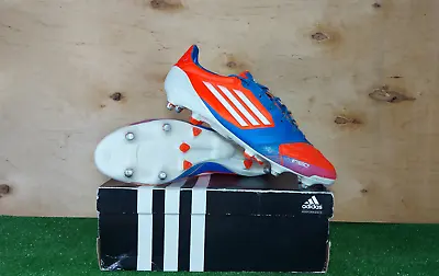 Adidas F50 Adizero Leather SG V21449 Orange Boots Cleats Mens Football/Soccers • $301.18