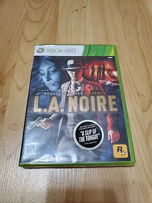 L.A. Noire (Microsoft Xbox 360 2011) Shooting Action Video Games NEW SEALED • $17.99
