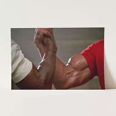Predator Movie Handshake Arnold Schwarzenegger 1980s Film Wall Art Poster Print • $29