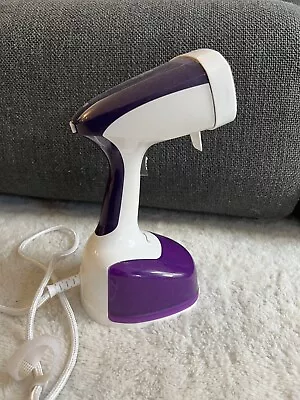 VERTI Handheld Clothes Steamer - Purple/ White • £8.99