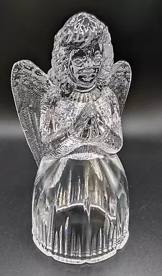 Vintage Towle Full Lead Crystal Praying Angel Taper 5.5” Candle Holder • $10