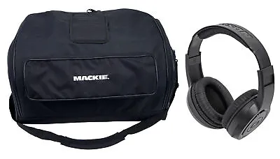 Mackie Travel Speaker Bag Soft Cover For SRM350-V2 Or C200+Headphones • $90.99