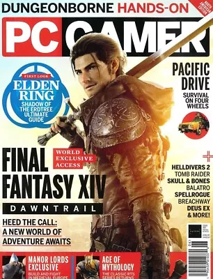 Pc Gamer Magazine - June 2024 - Final Fantasy Xiv (cover) Dawntrail • $19.99