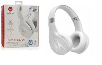 Motorola Pulse Escape+ Over-Ear IP54 Water Resistant Wireless Headphones - White • $39.95