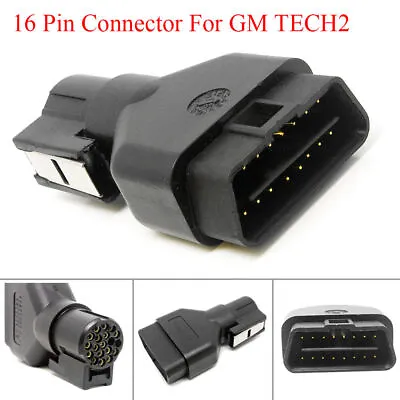 16Pin Scanner OBD2 Connector Adapter For GM TECH2 VETRONIX Diagnostic Tool • $21.77