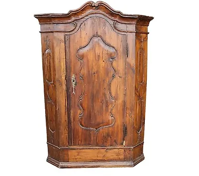 Antique German 18th Century Closed Door Armoire Cabinet C1790 • $1100