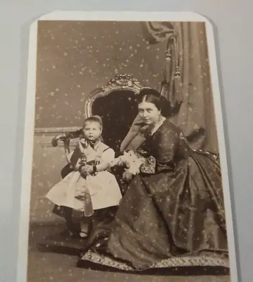 Princess Victoria Of Prussia Daughter Charlotte Royalty CDV Gunther Photo • $70