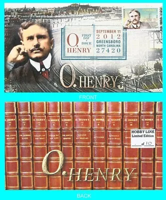 O. Henry First Day Cover With Color Cancel Type 2 • $10